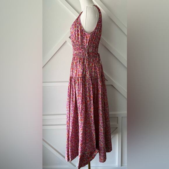 NWT J. Crew Tie-waist halter dress in Liberty Ellie Floral Fabric Size Small - Picture 5 of 15